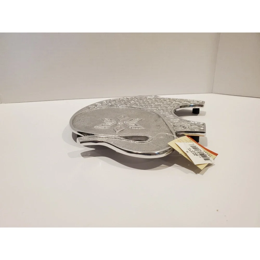 Serrv Aluminum Elephant Trivet Hot Plate Vintage Kitchen Decor Tag Included